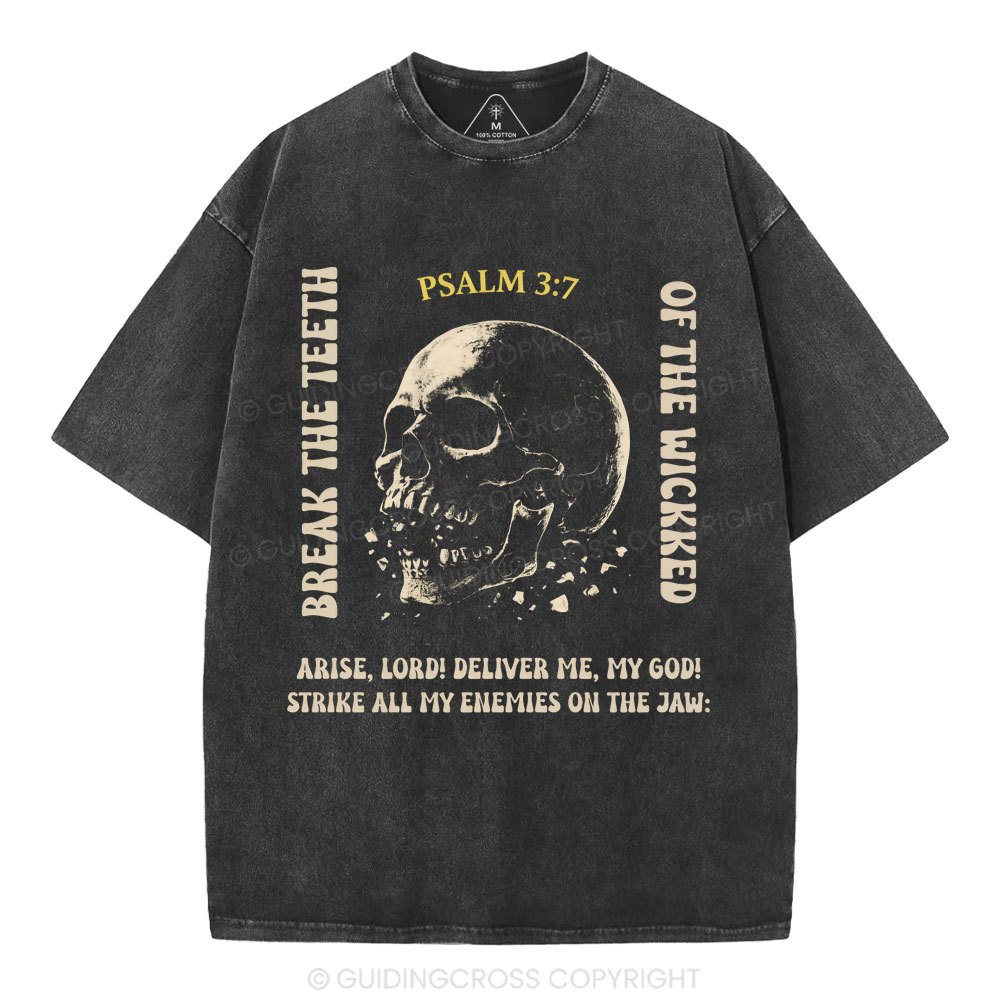 Arise Lord Deliver Me My God Christian Washed T-Shirt