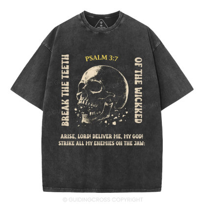 Arise Lord Deliver Me My God Christian Washed T-Shirt