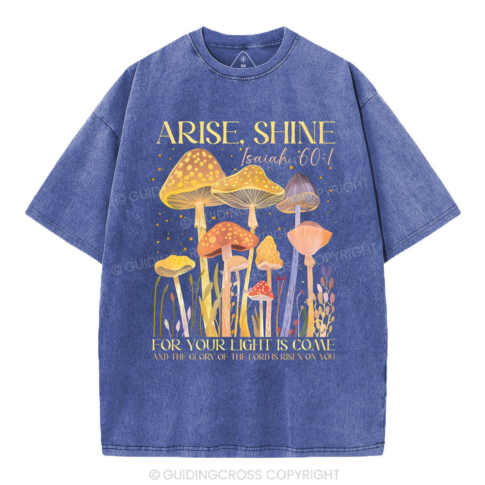 Arise Shine Christian Washed T-Shirt