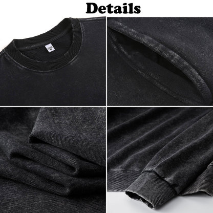 Armor Of God Anime Christian Washed SweatShirt