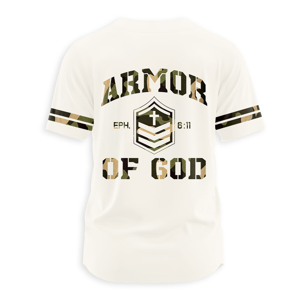 Armor Of God Christian Baseball Jersey
