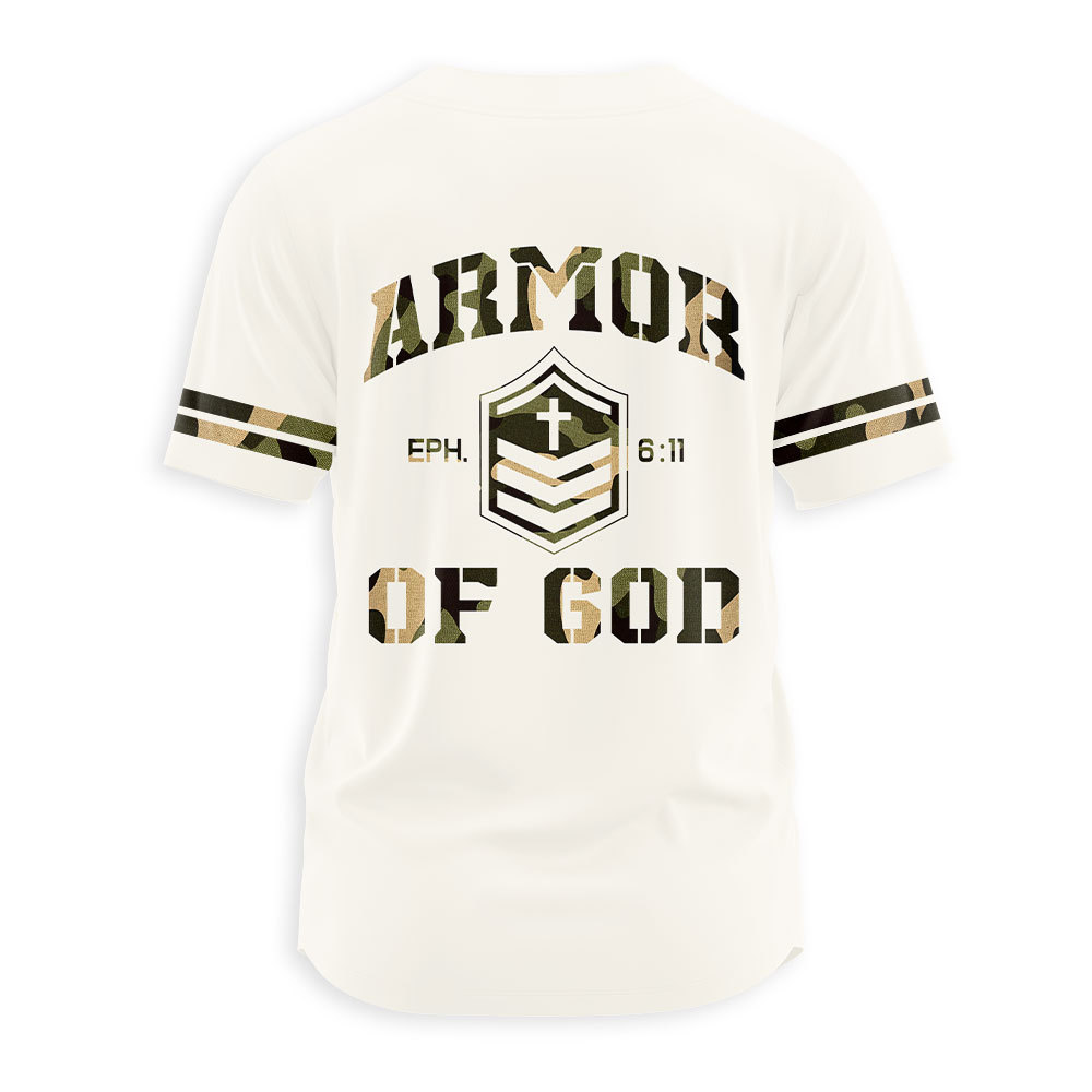 Armor Of God Christian Baseball Jersey
