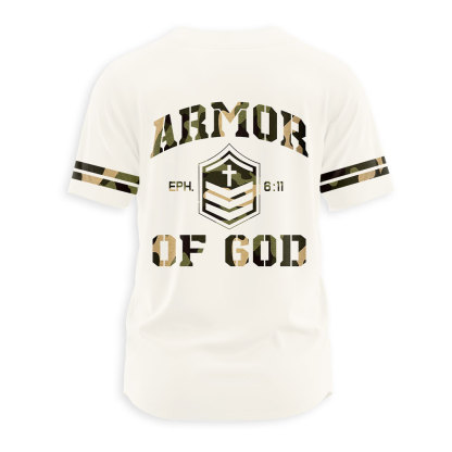 Armor Of God Christian Baseball Jersey