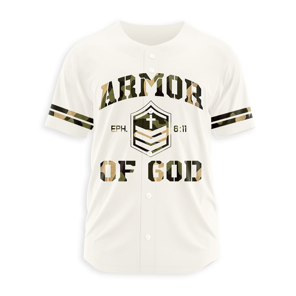 Armor Of God Christian Baseball Jersey