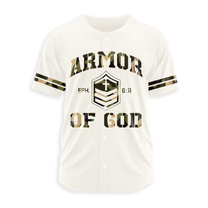 Armor Of God Christian Baseball Jersey