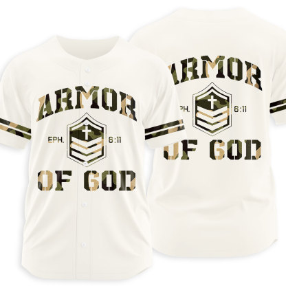 Armor Of God Christian Baseball Jersey