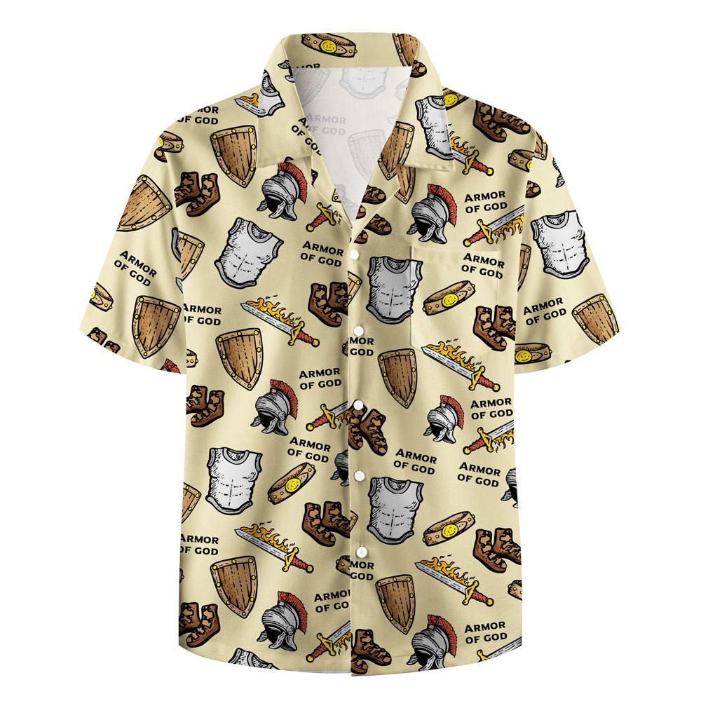 Armor Of God Christian Hawaiian Shirt 