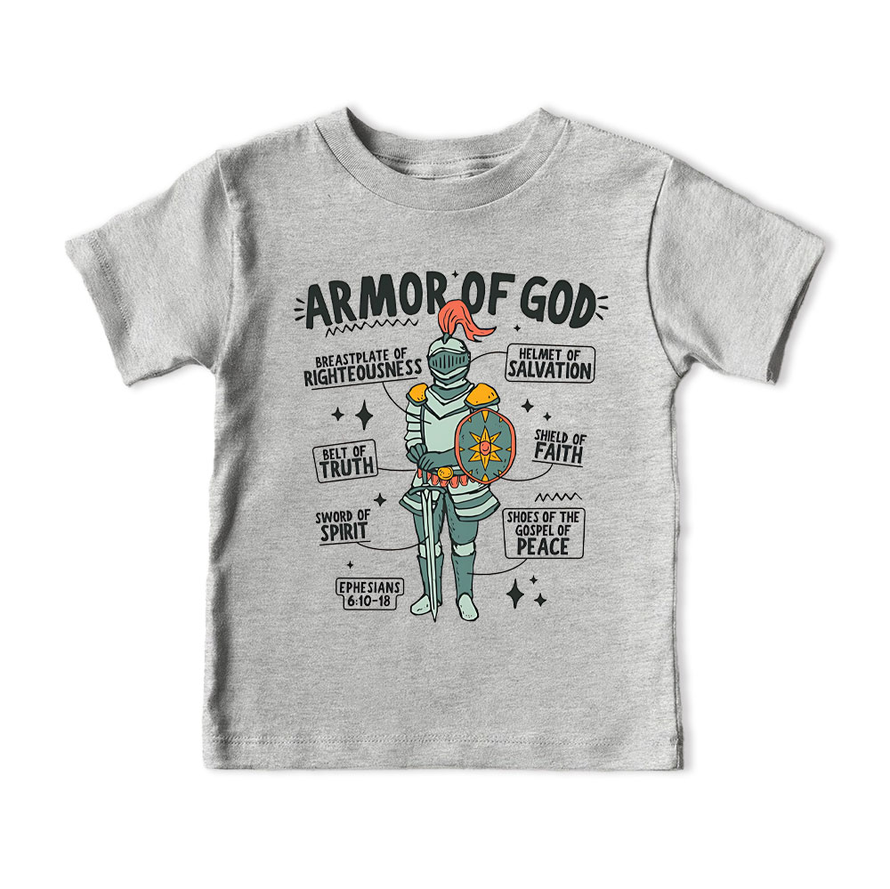 Armor Of God Christian Kids T-Shirt