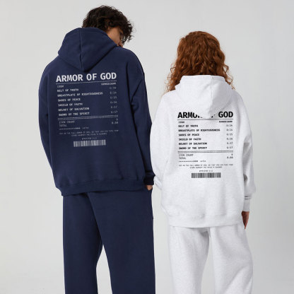 Armor Of God Christian Premium Fleece Hoodie Set