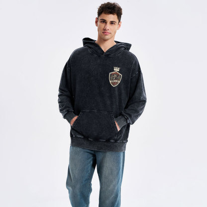 Armor Of God Christian Washed Hoodie 