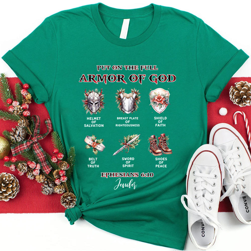 Armor Of God Christmas T-Shirt