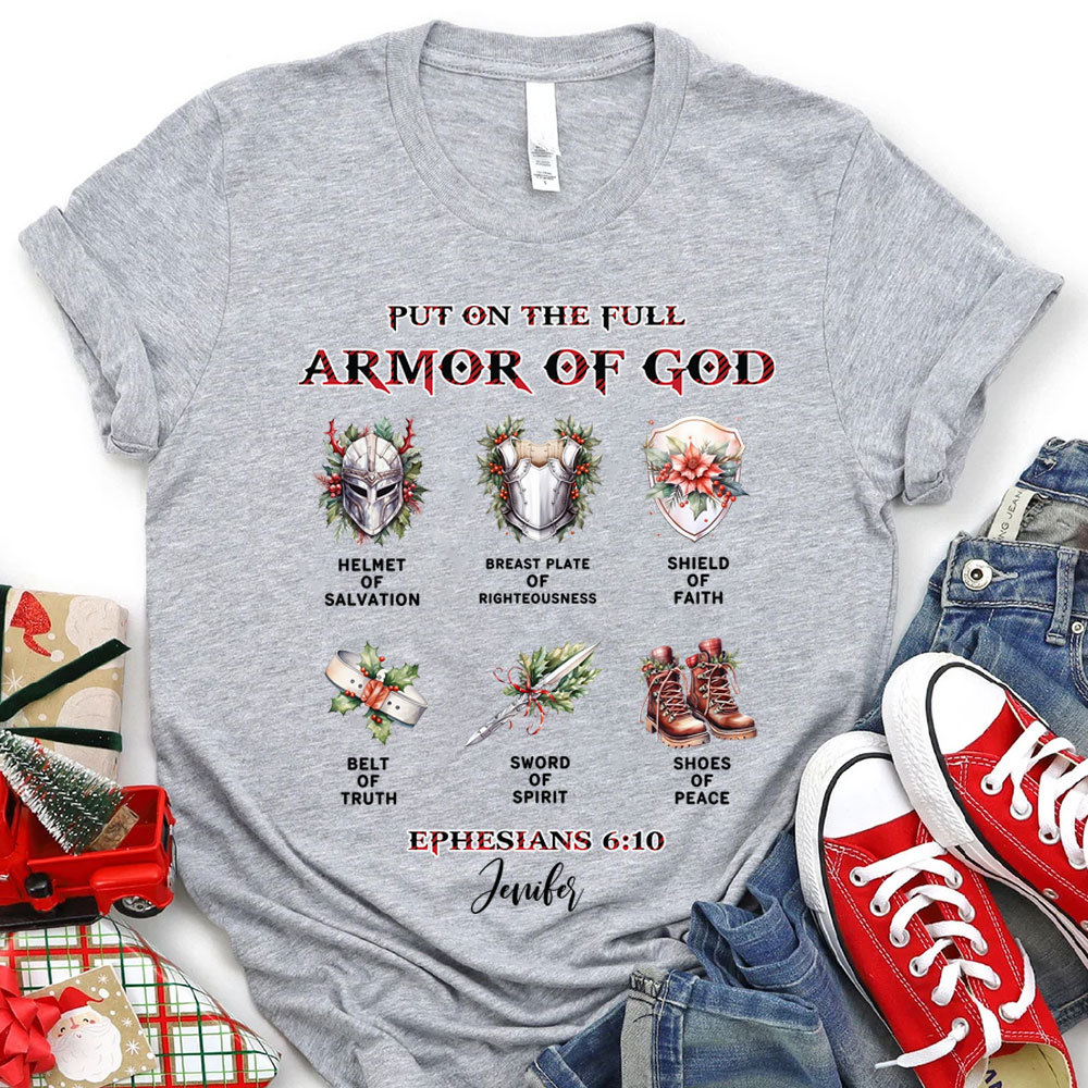 Armor Of God Christmas T-Shirt