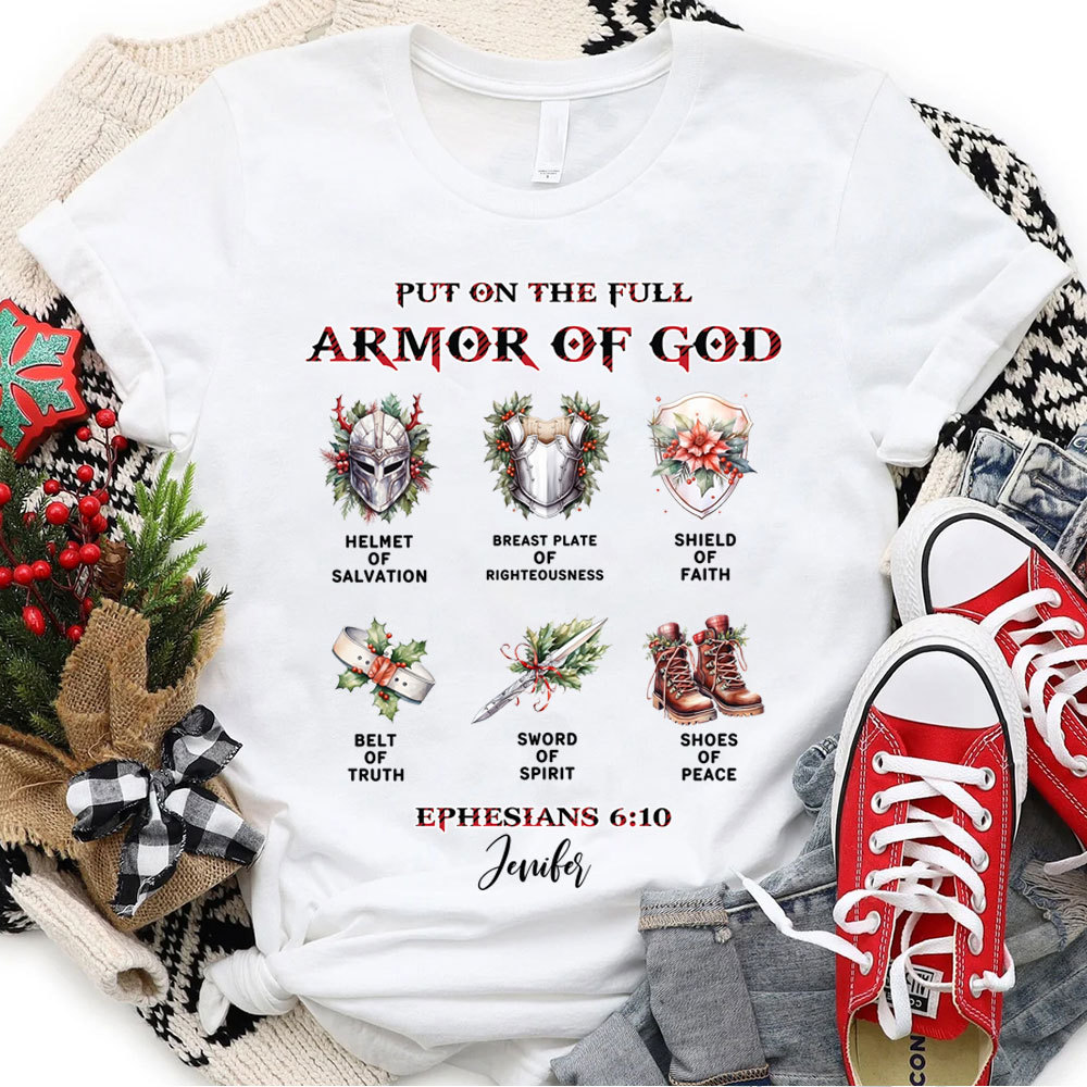 Armor Of God Christmas T-Shirt
