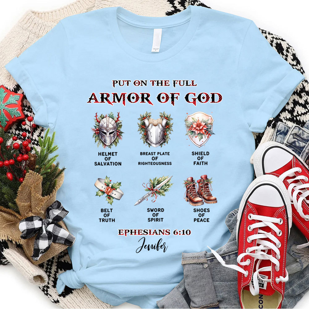 Armor Of God Christmas T-Shirt