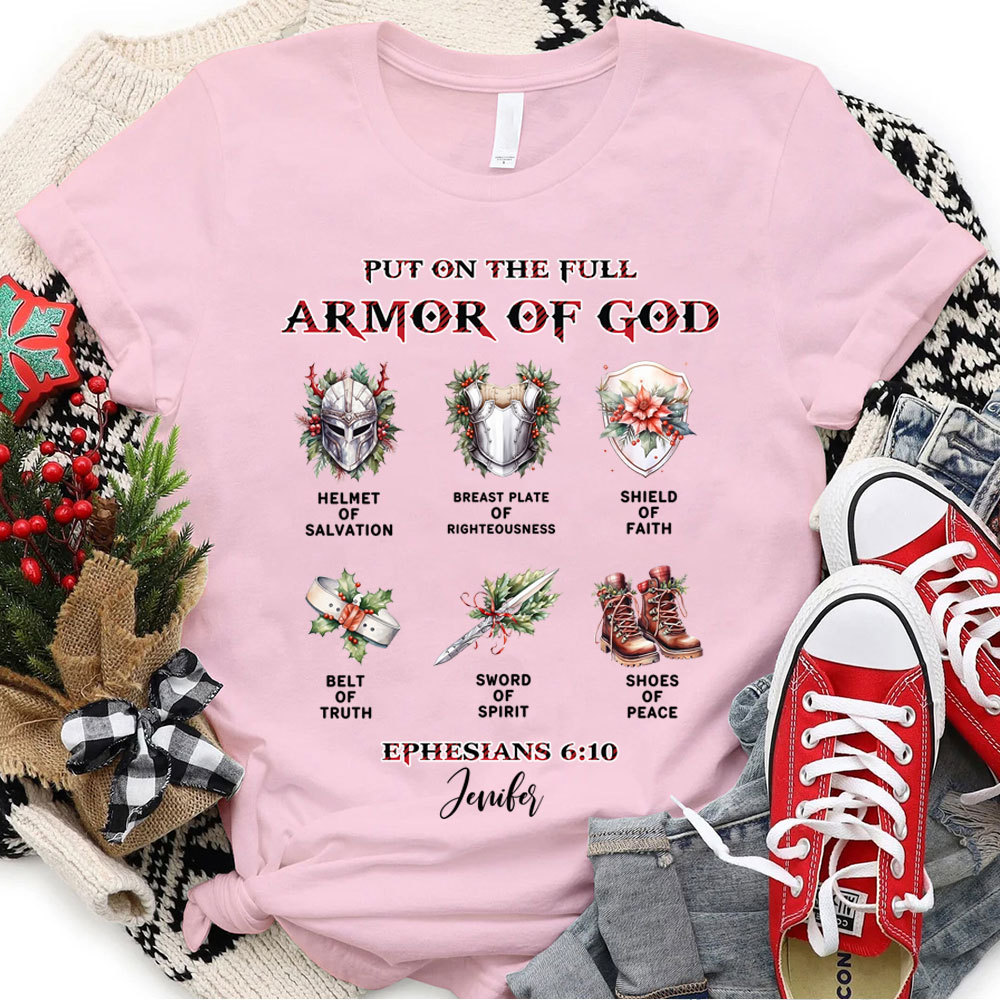Armor Of God Christmas T-Shirt