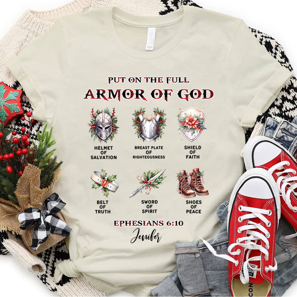Armor Of God Christmas T-Shirt