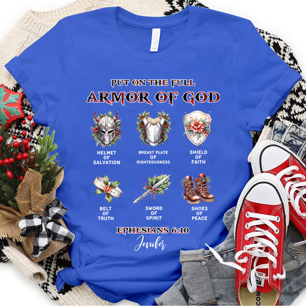 Armor Of God Christmas T-Shirt