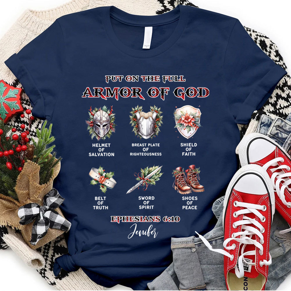 Armor Of God Christmas T-Shirt