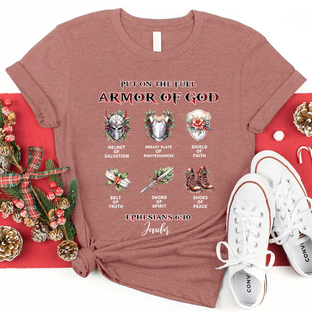 Armor Of God Christmas T-Shirt
