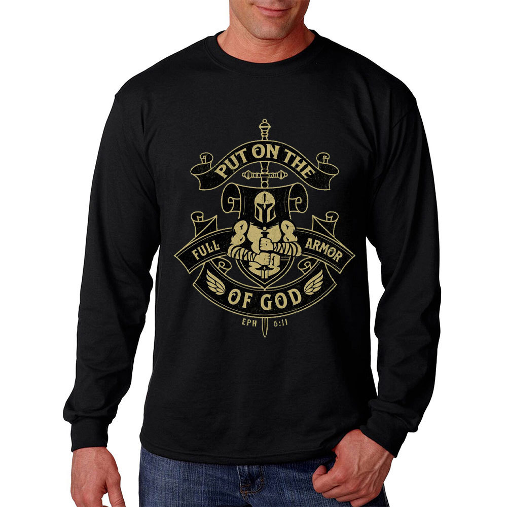 Put On The Full Of Armor Of God Christian Long Sleeve T-Shirt