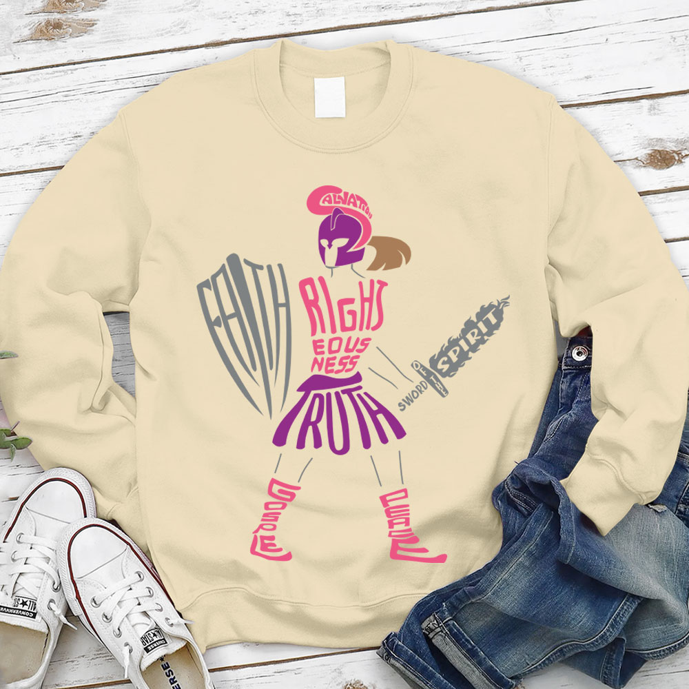 Armor of God Warrior Christian Sweatshirt