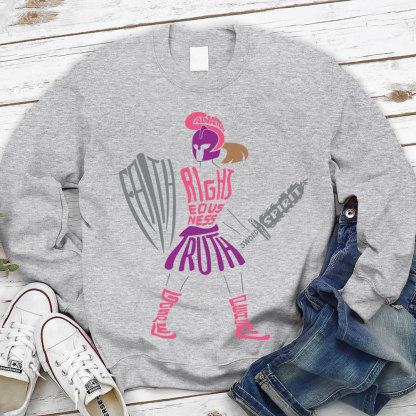 Armor of God Warrior Christian Sweatshirt