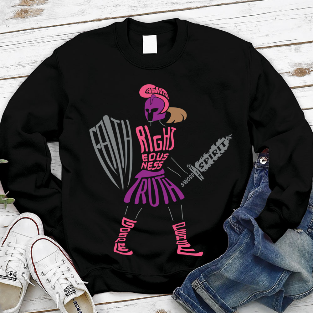 Armor of God Warrior Christian Sweatshirt