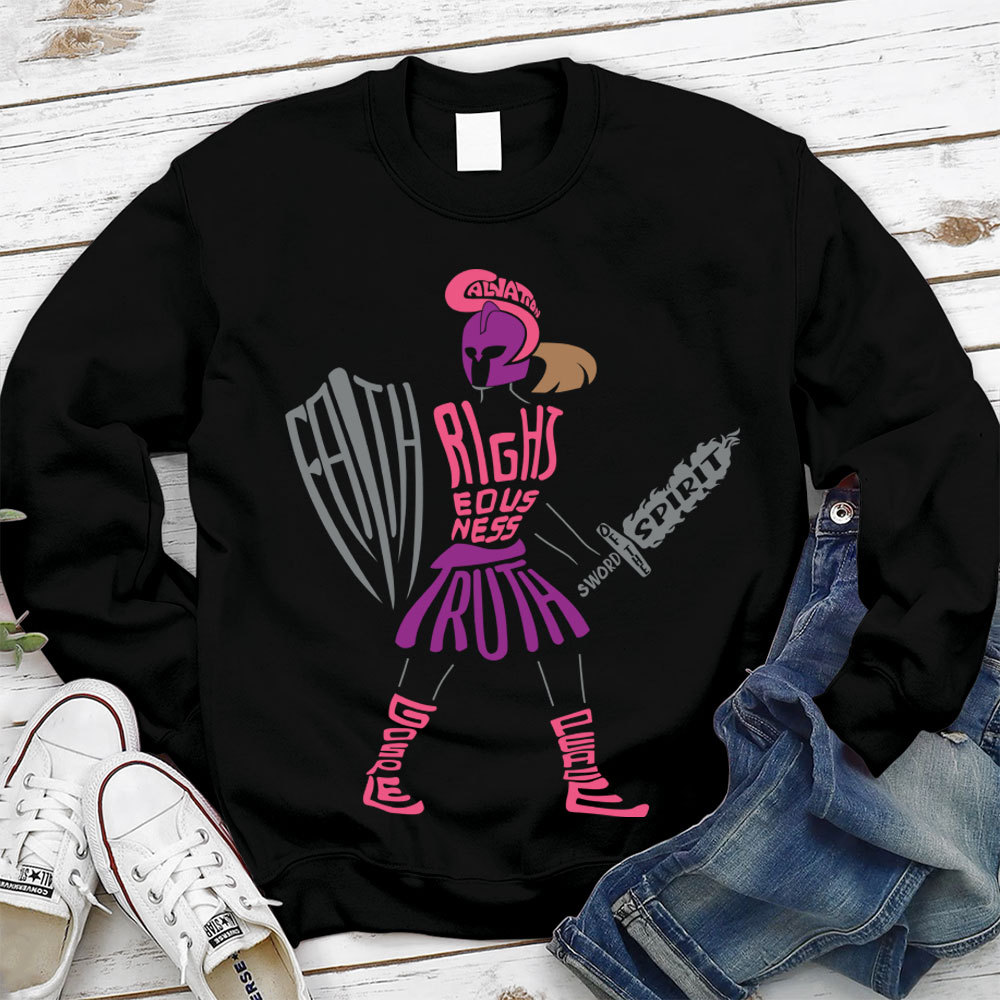 Armor of God Warrior Christian Sweatshirt