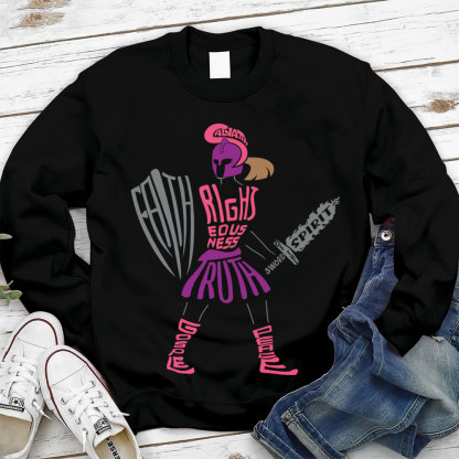 Armor of God Warrior Christian Sweatshirt