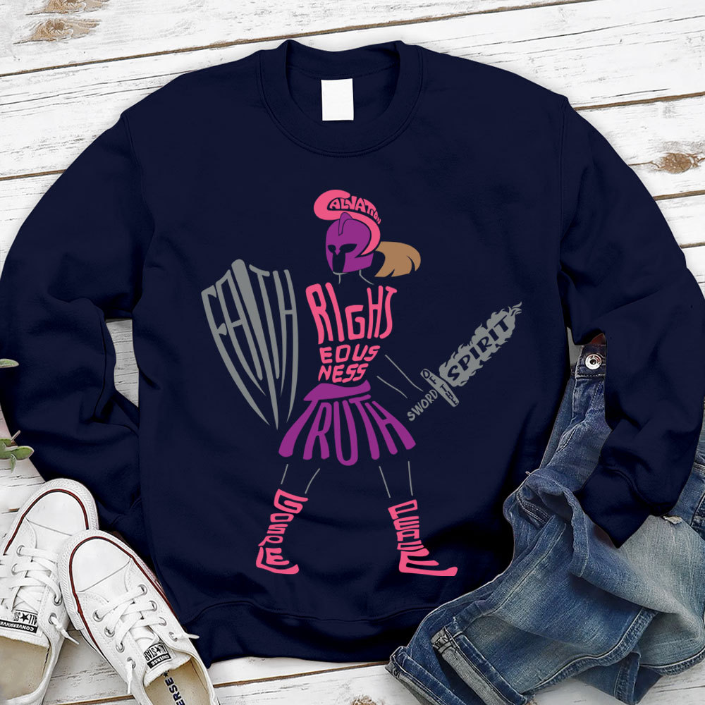 Armor of God Warrior Christian Sweatshirt