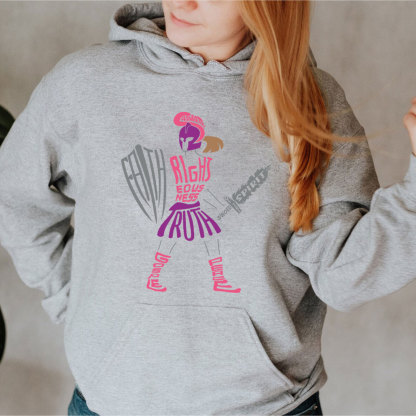 Armor Of God Warrior Christian Hoodie