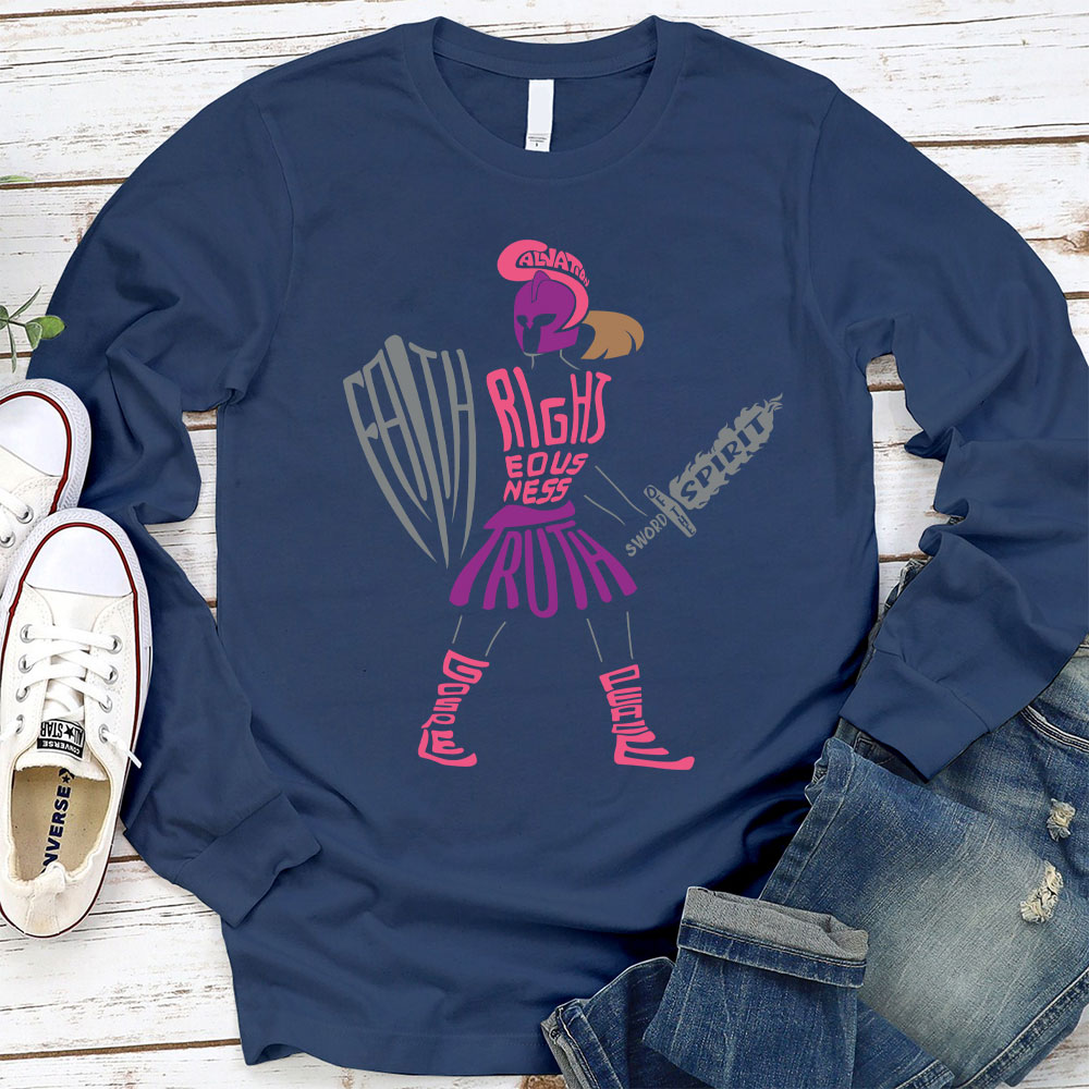 Armor Of God Warrior Long Sleeve T-shirt