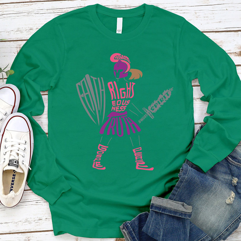 Armor Of God Warrior Long Sleeve T-shirt