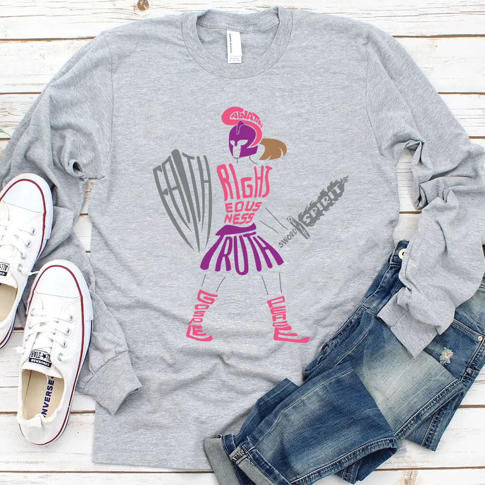 Armor Of God Warrior Long Sleeve T-shirt