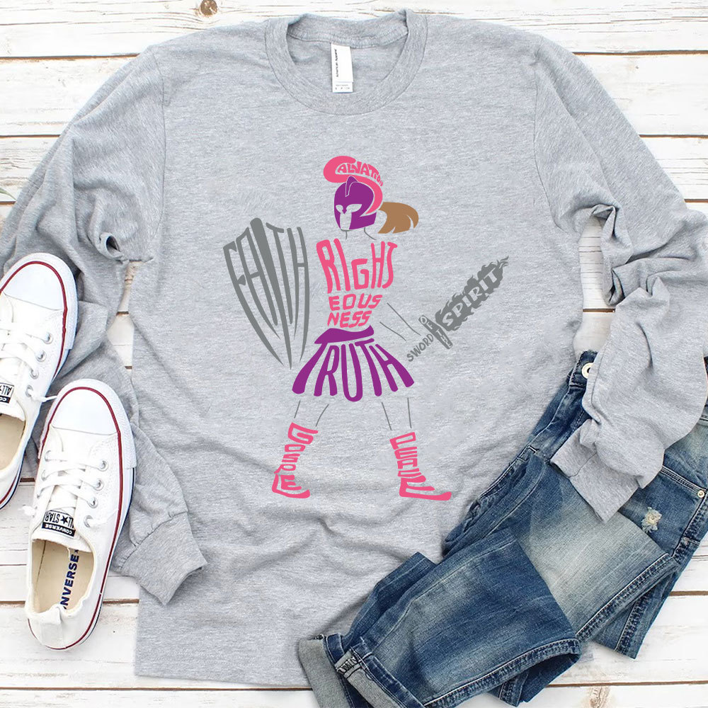 Armor Of God Warrior Long Sleeve T-shirt