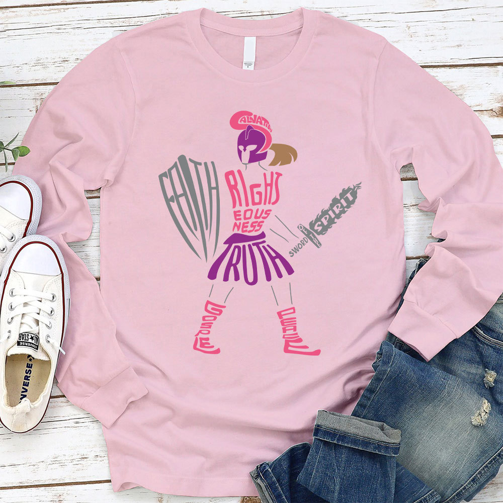 Armor Of God Warrior Long Sleeve T-shirt