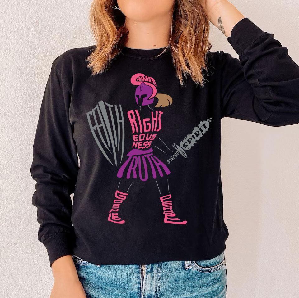 Armor Of God Warrior Long Sleeve T-shirt