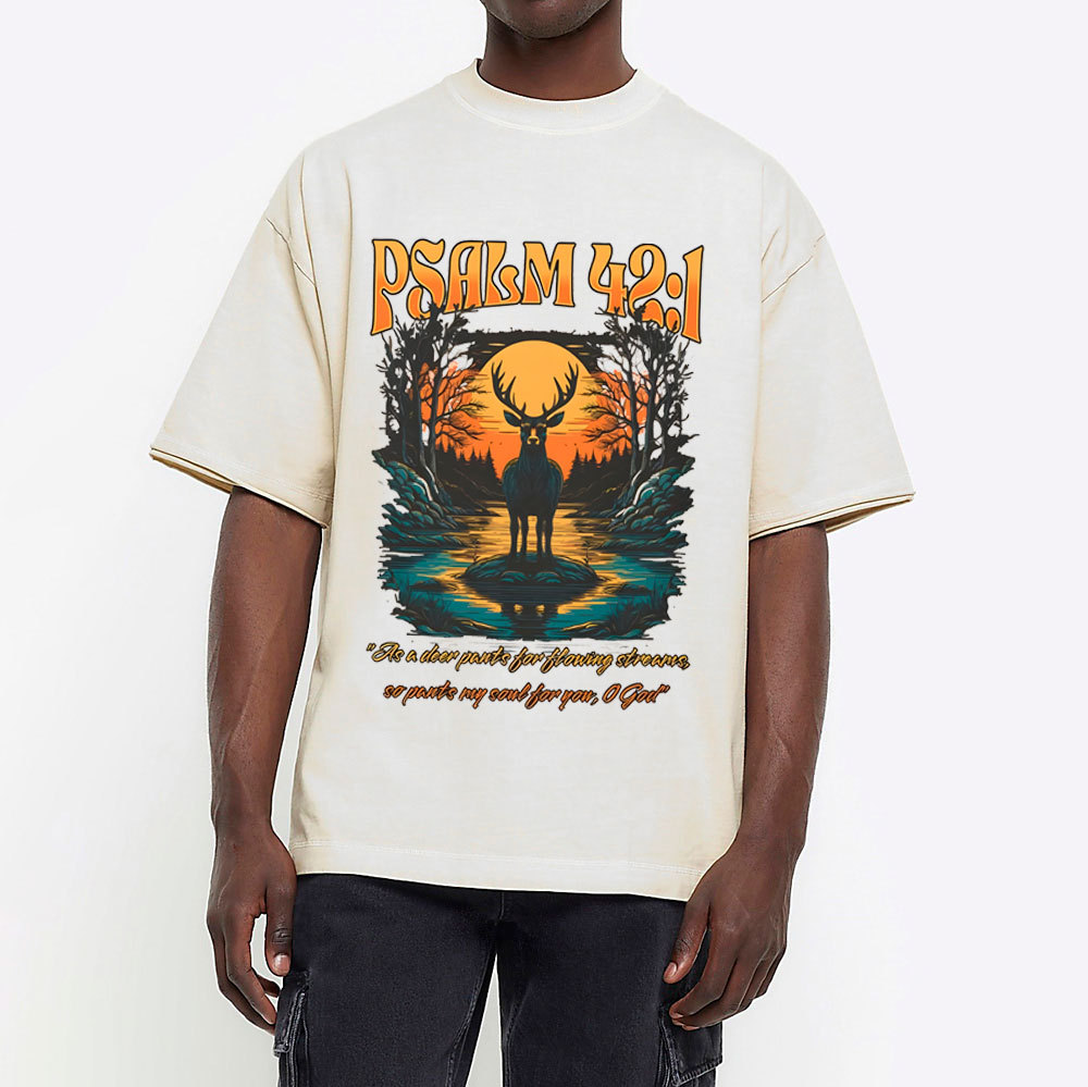 As A Deer Pants Chirstian Washed T-Shirt