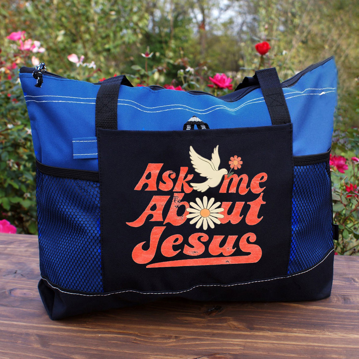 Ask Me About Jesus Christian Washed T-Shirt