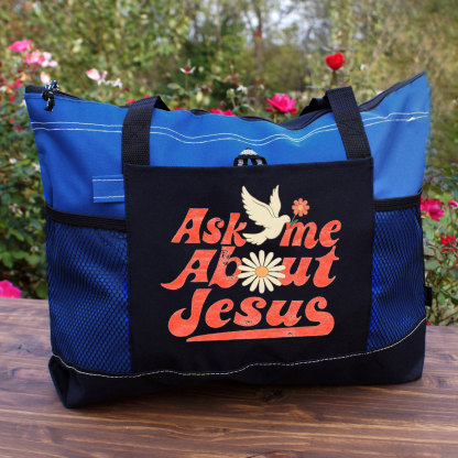 Ask Me About Jesus Christian Washed T-Shirt