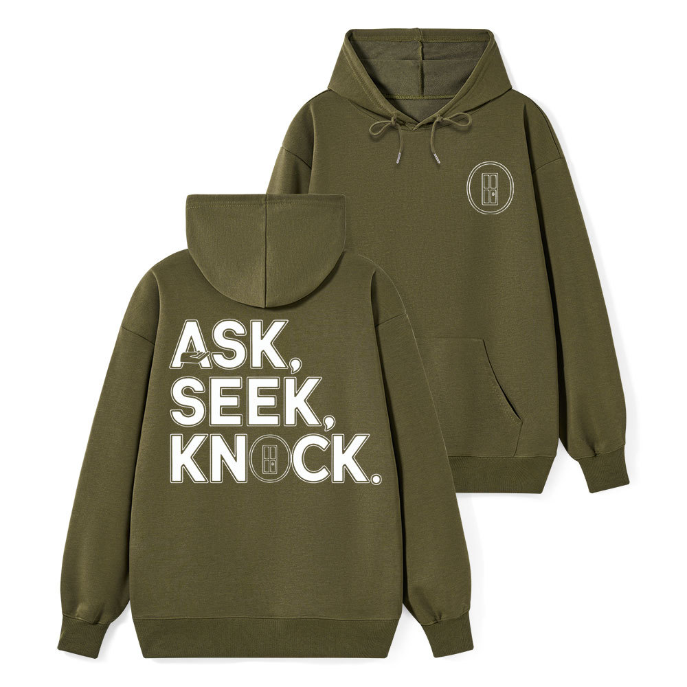 Ask Seek And Knock Christian Class Hoodie