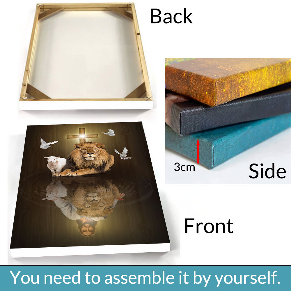 Christian Alphabet Personalized Name DIY Canva Wall Art