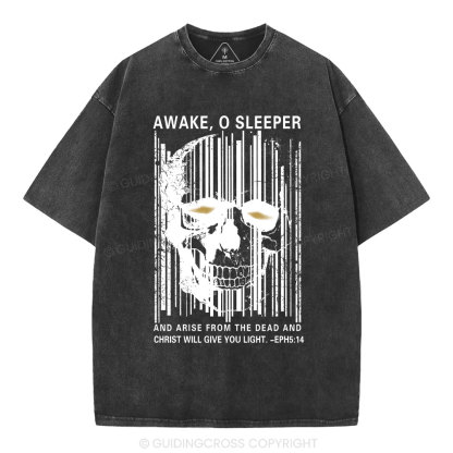 Awake，O Sleeper Christian  Washed T-Shirt