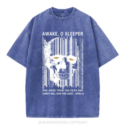 Awake，O Sleeper Christian  Washed T-Shirt