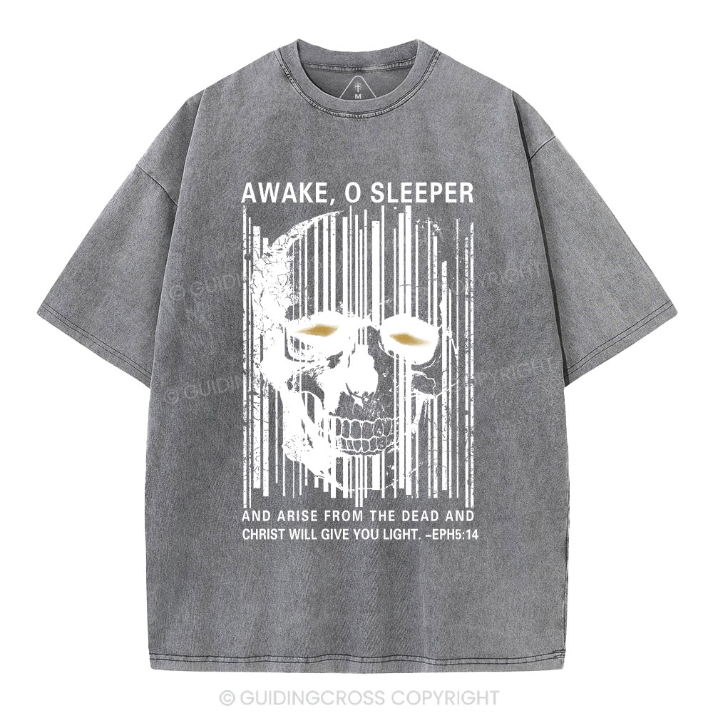 Awake，O Sleeper Christian  Washed T-Shirt