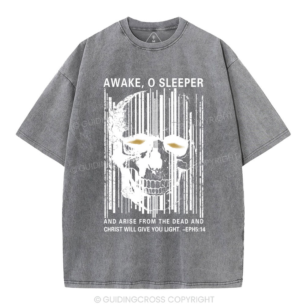 Awake，O Sleeper Christian  Washed T-Shirt