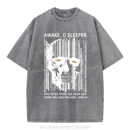 Awake，O Sleeper Christian  Washed T-Shirt