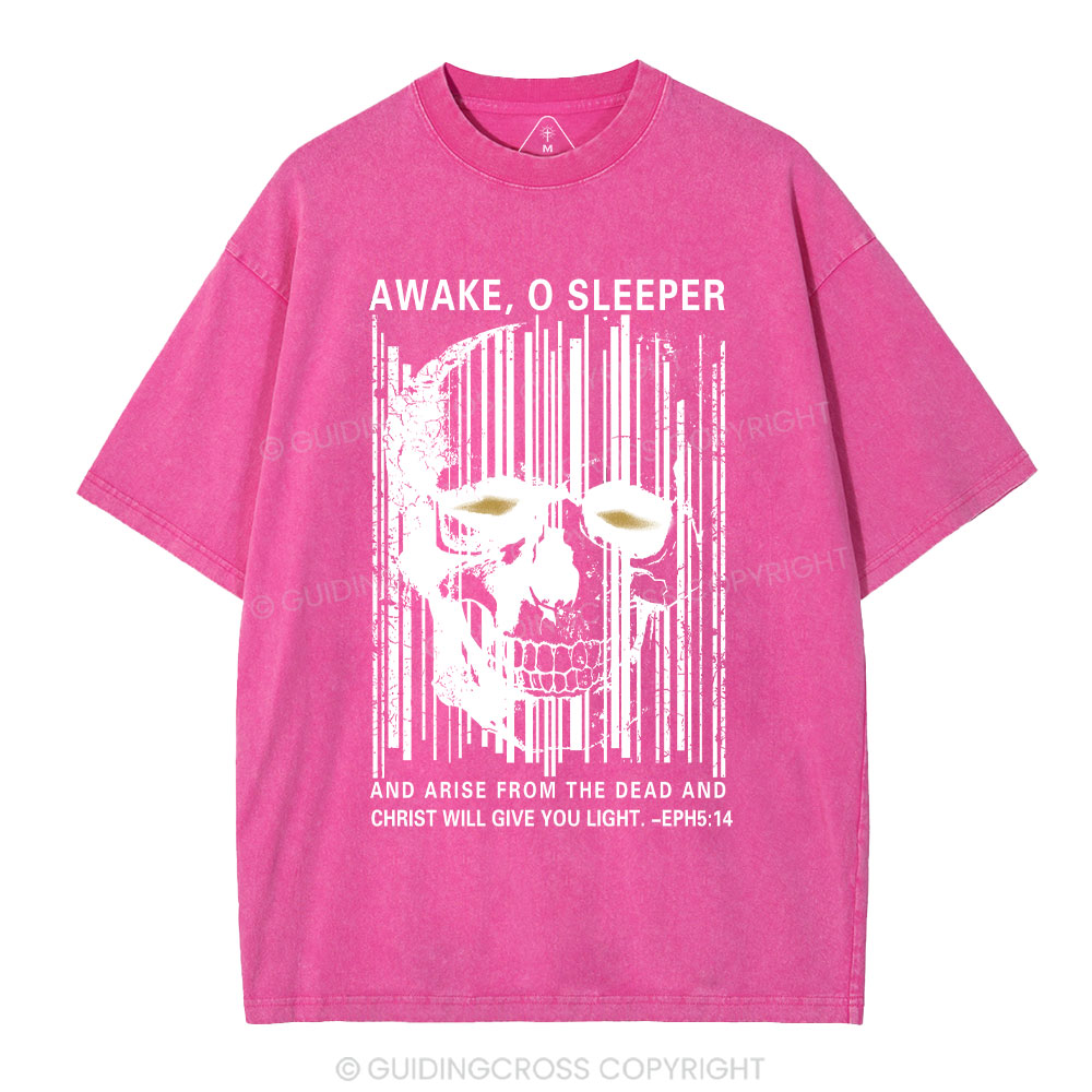 Awake，O Sleeper Christian  Washed T-Shirt