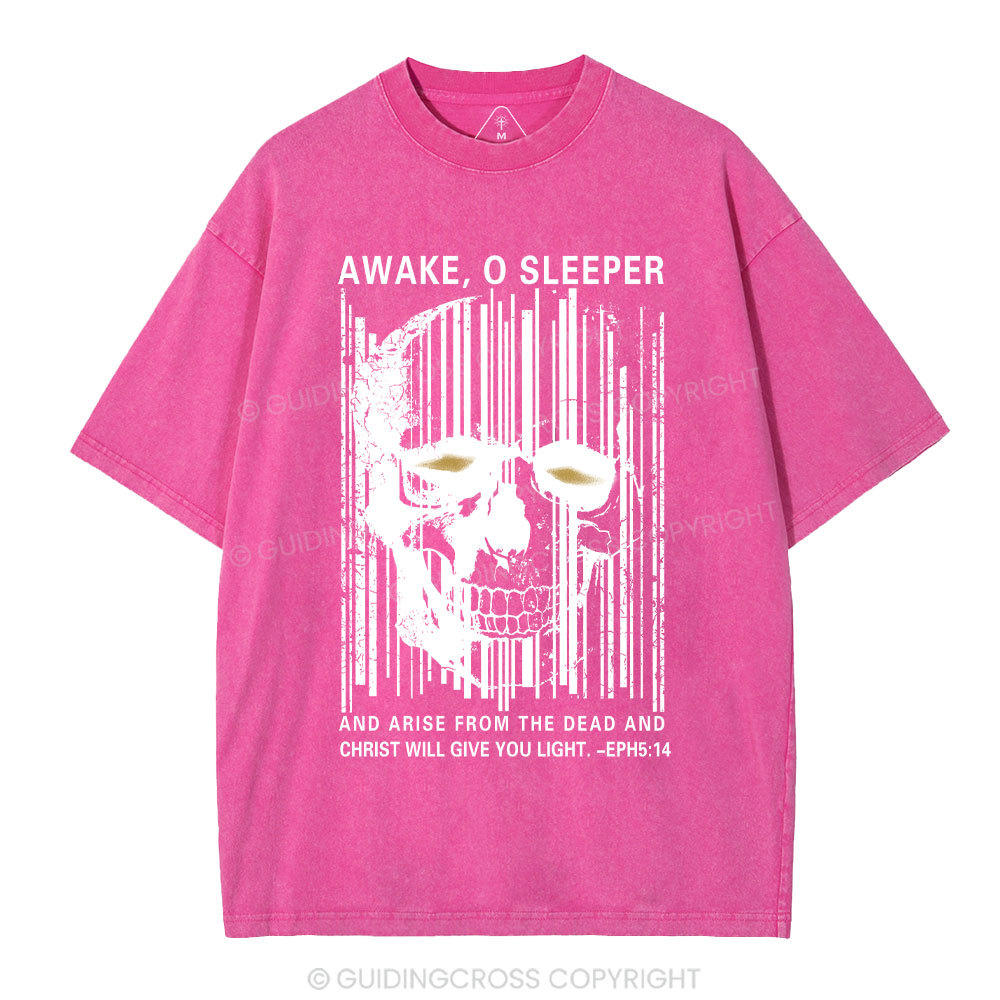 Awake，O Sleeper Christian  Washed T-Shirt