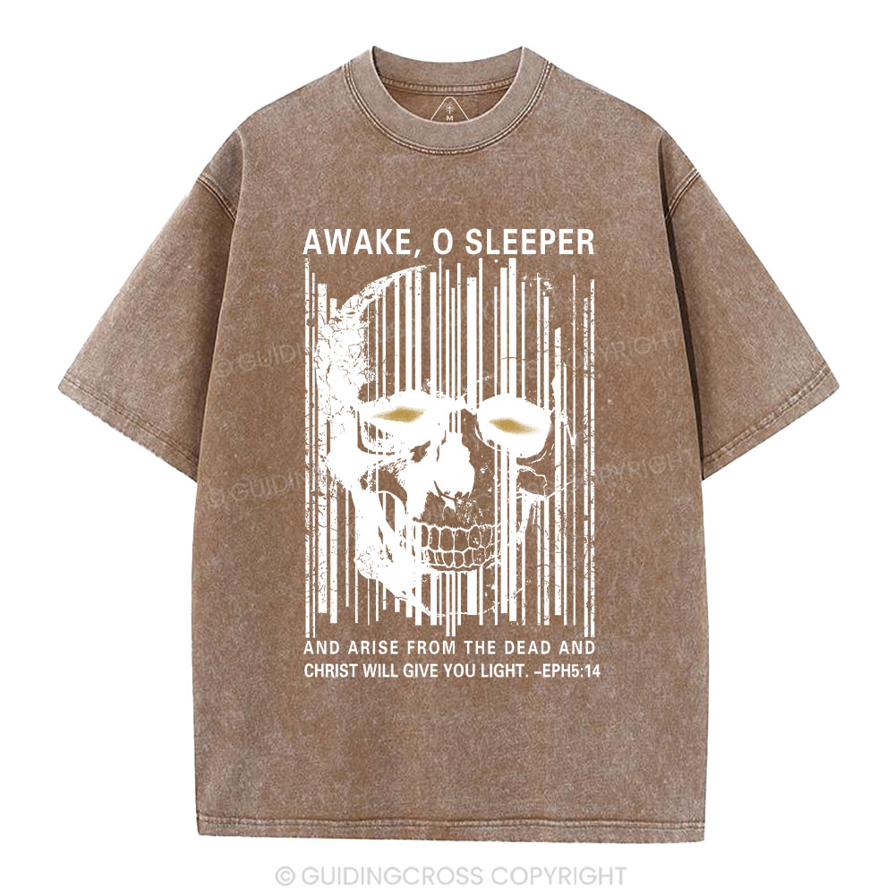 Awake，O Sleeper Christian  Washed T-Shirt